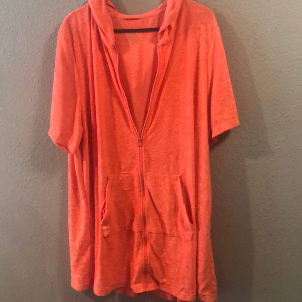 - Cuddl Duds Sun Baby Terry Zip Up Robe with Hood in Size 2x